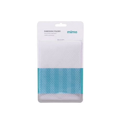 Molde para Embossing Mini Poa - Mimo - 10,6 X 15 cm