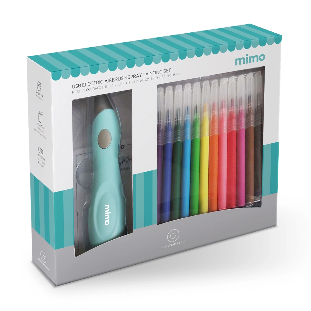 Kit de Aerógrafo Elétrico USB Mimo