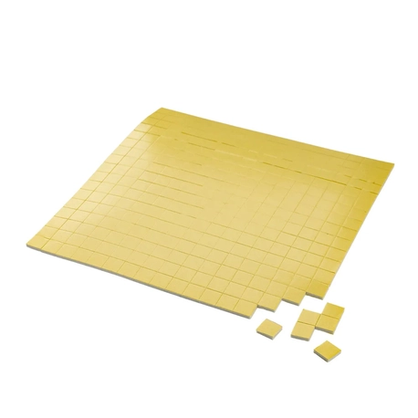 Fita Banana Adesiva Dupla Face Picotada - Mimo - 1cm x 1cm - 1156 Peças