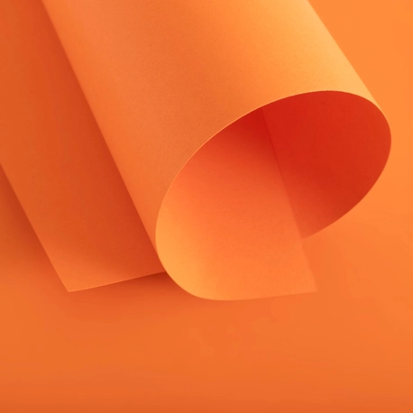 Papel Colorido Color Pop Laranja Puro Mimo - 30,5 x 30,5 cm - 180 g - 25 fls