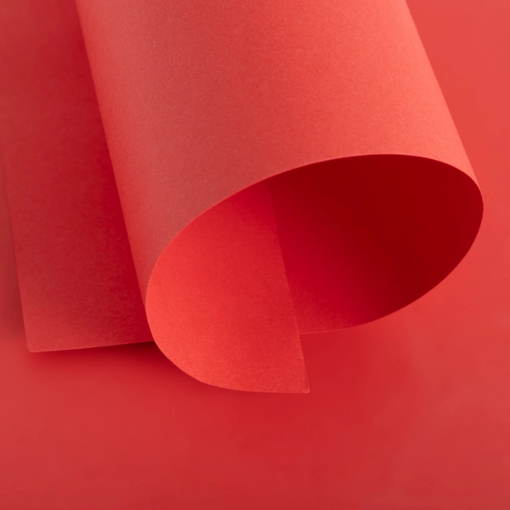 Papel Colorido Color Pop Vermelho Puro Mimo - 30,5 x 30,5 cm - 180 g - 25 fls