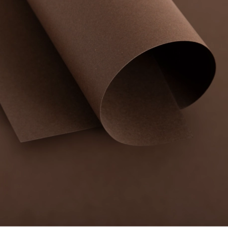 Papel Color Pop Marrom Café Mimo - A4 - 180 g - 25 fls
