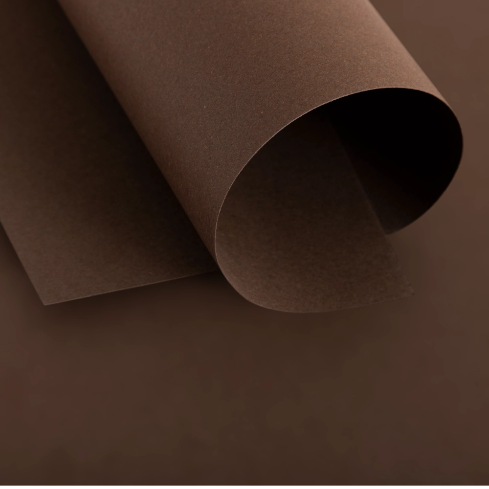 Papel Color Pop Marrom Café Mimo - A4 - 180 g - 25 fls