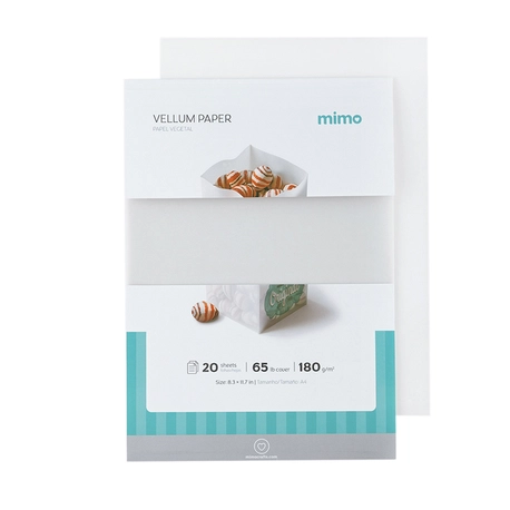 Papel Vegetal Mimo - A4 - 180 g - 20 fls