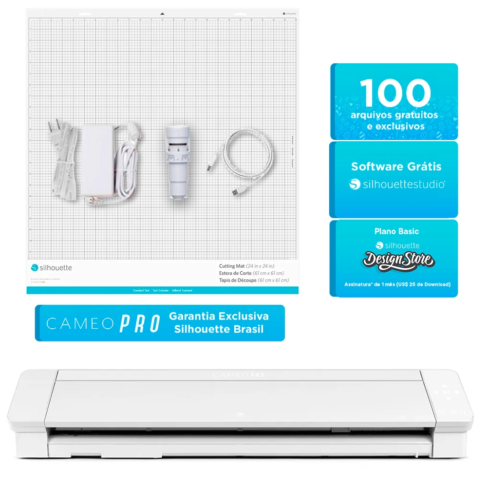 Equipamento para Recorte de Papeis Silhouette Cameo Pro