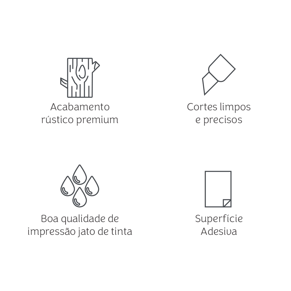 Papel Kraft Adesivo Imprimível Mimo - A4 - 85g - 20 Fls