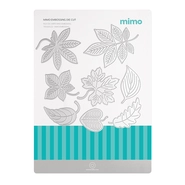 Faca de Corte Mimo Embossing - Folhagens de Outono - 8 Pç
