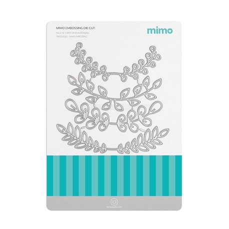 Faca de Corte Mimo Embossing - Ramos de Folhagens Variadas - 4 Pç