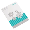 Faca de Corte Mimo Embossing - Flores de 4 Tamanhos - 4 Pç