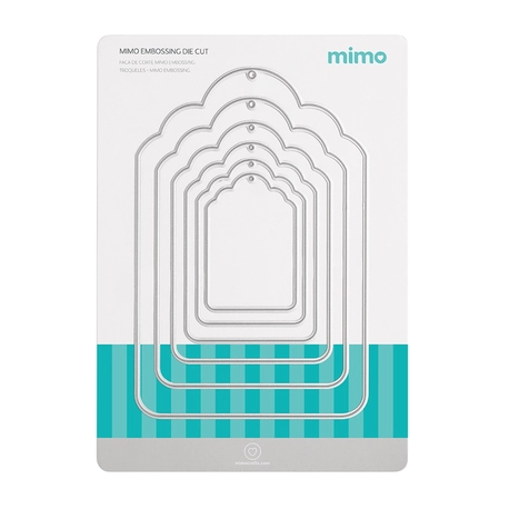 Faca de Corte Mimo Embossing - Tags - 6 Pç