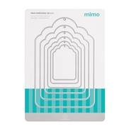 Faca de Corte Mimo Embossing - Tags - 6 Pç