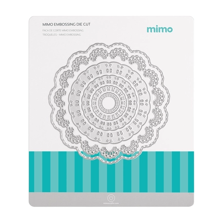 Faca de Corte Mimo Embossing - Círculos Arabesco - 6 Pç