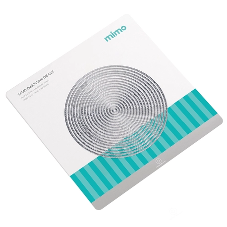 Faca de Corte Mimo Embossing - Círculos - 18 Pç