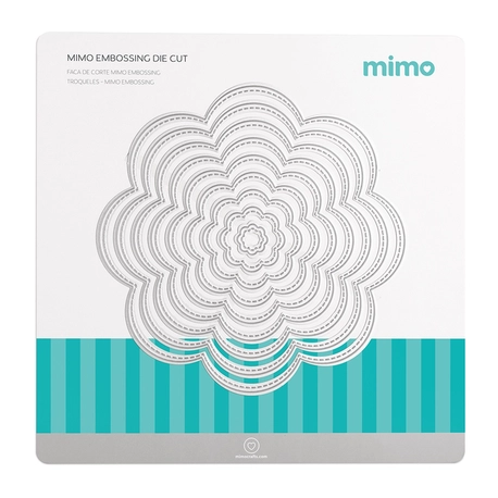 Faca de Corte Mimo Embossing - Mandalas Florais - 9 Pç