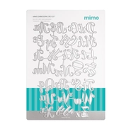 Faca de Corte Mimo Embossing - Alfabeto Caligráfico - 26 Pç