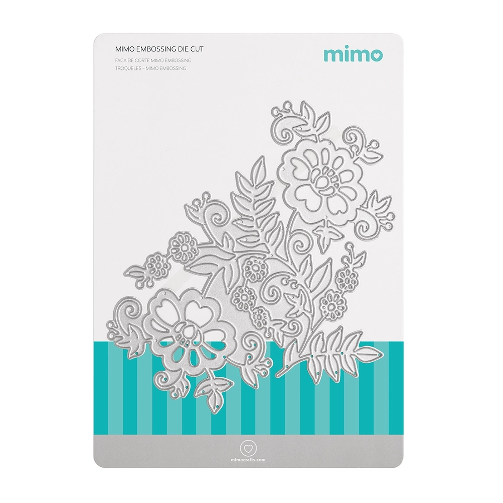 Faca de Corte Mimo Embossing - Floral - 1 Pç