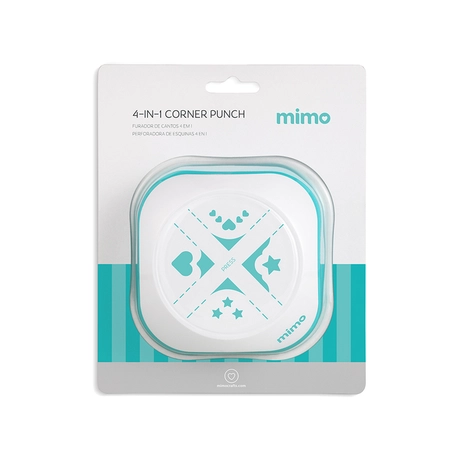 Furador de Cantos 4 em 1 - Estrelas e Corações - Mimo