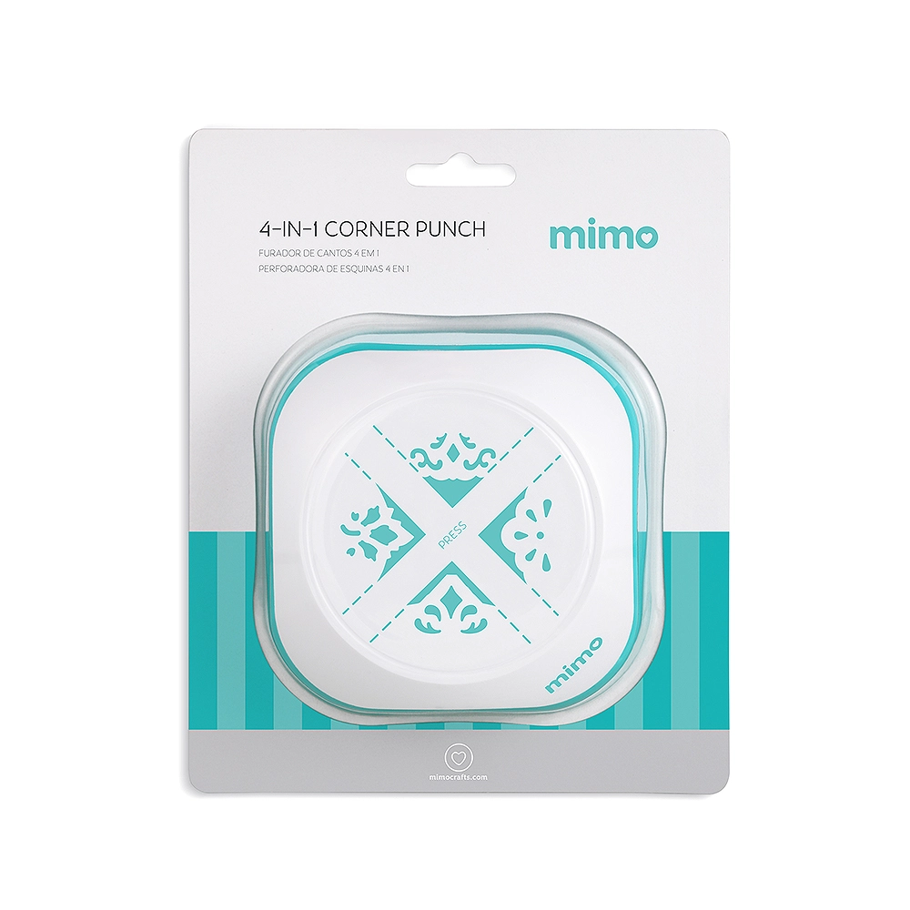 Furador de Cantos 4 em 1 - Arabescos - Mimo