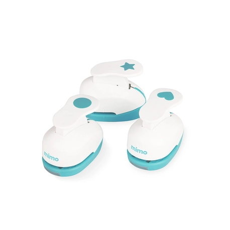 Kit de Furadores - Círculo - Coração - Estrela - Mimo - 3 Unids