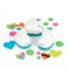 Kit de Furadores - Círculo - Coração - Estrela - Mimo - 3 Unids