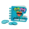 Disco Cogumelo para Caderno Inteligente Azul Água Mimo - 35 mm - 20 Unids
