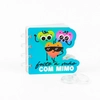 Disco Cogumelo para Caderno Inteligente Transparente Mimo - 24 mm - 20 Unids