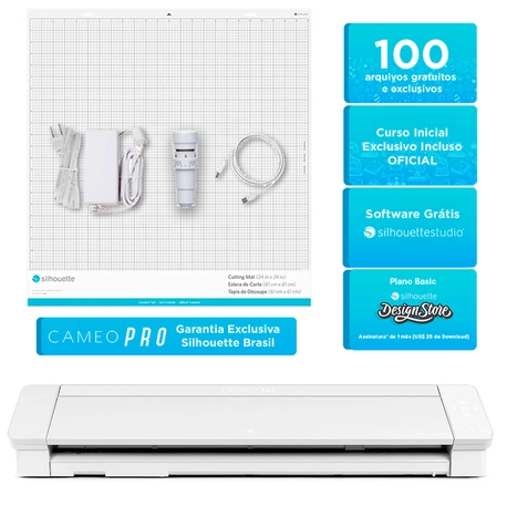 Silhouette Cameo Pro + Curso Online Iniciação