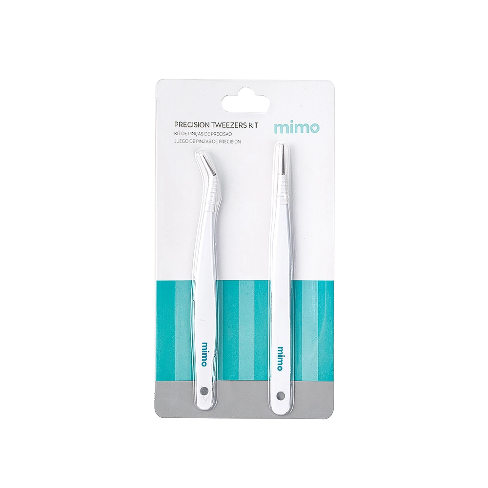 Kit com 2 Pinças de Precisão Mimo