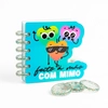 Disco Cogumelo para Caderno Inteligente Glitter Colorido Mimo - 24 mm - 20 Unids