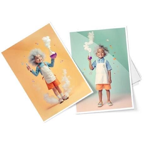 Papel Fotográfico Semibrilho Textura Linho - Mimo - 200 g - A4 - 10 Fls