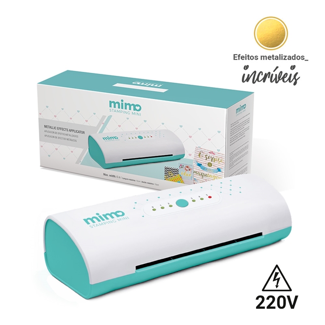Stamping Mini Mimo Stamping Mini - Aplicador de Efeitos Metalizados - 220V