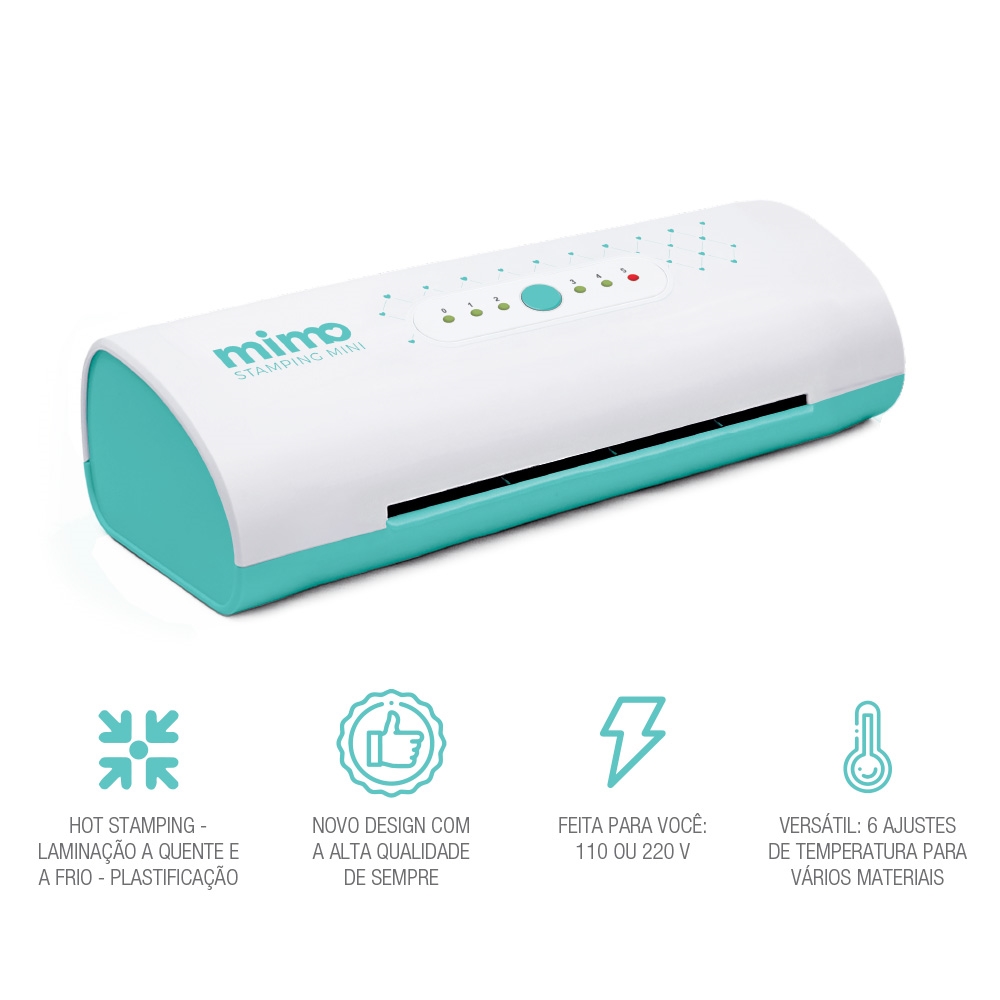 Stamping Mini Mimo Stamping Mini - Aplicador de Efeitos Metalizados - 220V