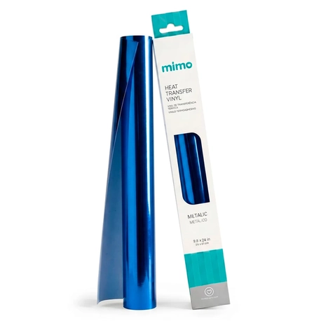 Transfer Metálico - Azul Marinho - Mimo - 25 x 61 cm- 1 Unid