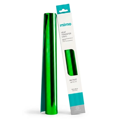 Transfer Metálico - Verde Salada - Mimo - 25 x 61 cm- 1 Unid