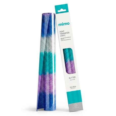 Transfer Glitter - Rainbow - Candy Winter - Mimo - 25 x 61 cm- 1 Unid