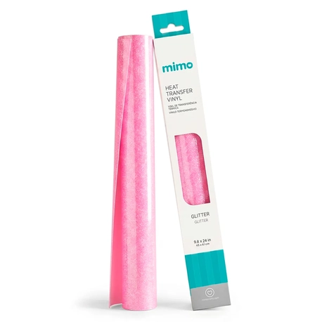 Transfer Glitter - Rosa Estelar - Mimo - 25 x 61 cm- 1 Unid