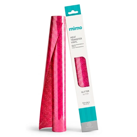 Transfer Glitter - Rosa Fúcsia - Mimo - 25 x 61 cm- 1 Unid