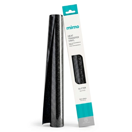 Transfer Glitter - Preto Absoluto - Mimo - 25 x 61 cm- 1 Unid