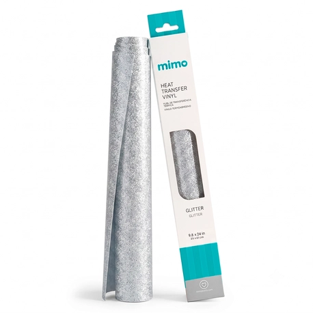 Transfer Glitter - Prata - Mimo - 25 x 61 cm- 1 Unid