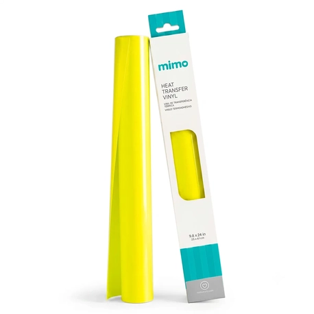 Transfer Amarelo Neon - Mimo - 25 x 61 cm- 1 Unid