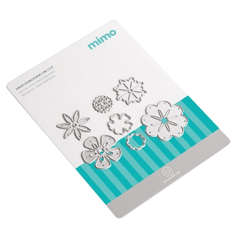 Faca de Corte Mimo Embossing - Flores Variadas - 7 Pç