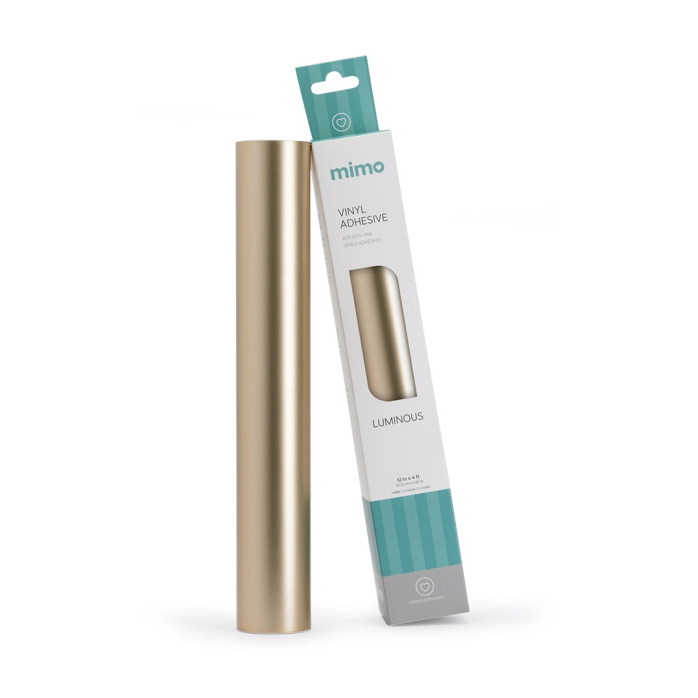 Adesivo Vinil Luminous Fosco -  Champagne - Mimo - 30,5 cm x 1,22 m - 1 Unid