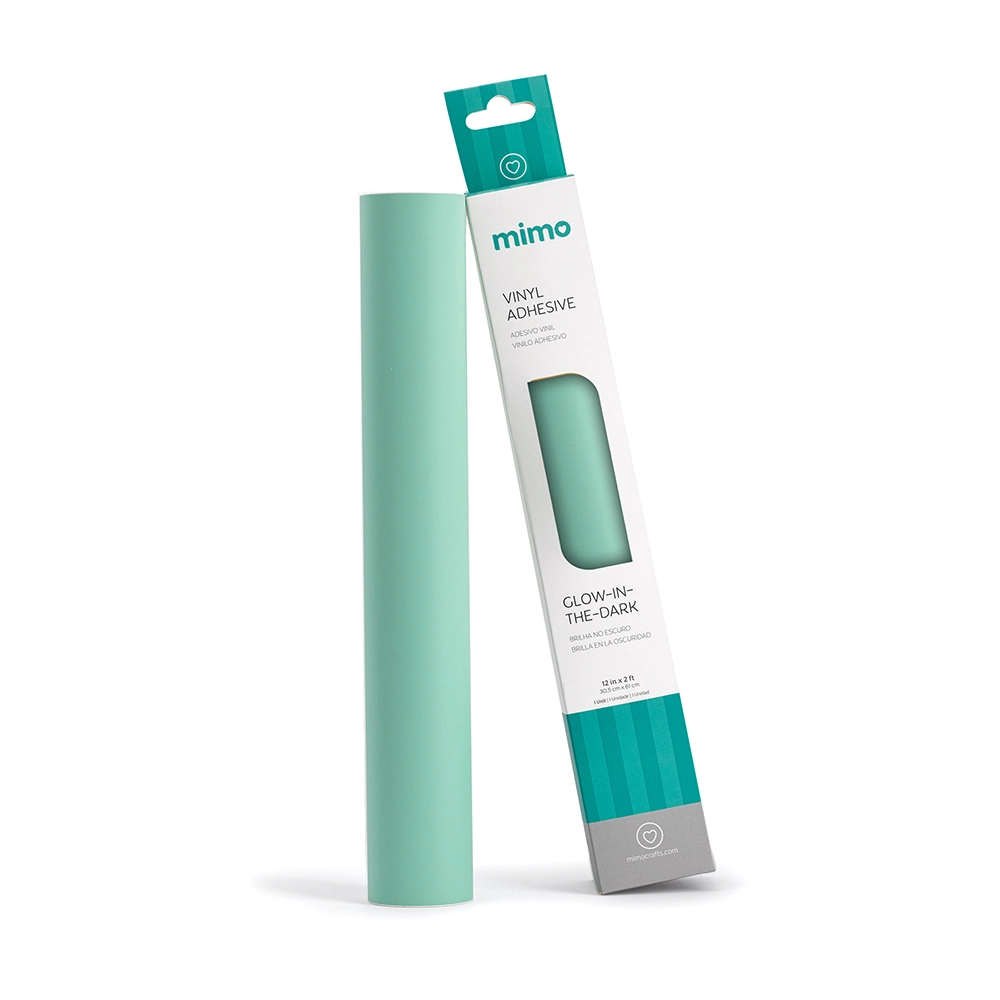 Adesivo Vinil Brilha no Escuro - Verde Menta - Mimo - 30,5 x 61 cm - 1 Unid