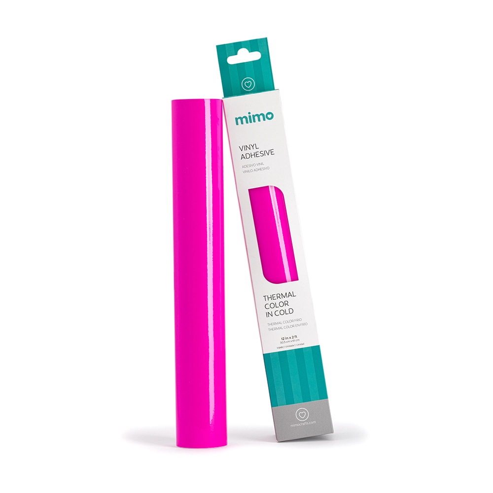 Adesivo Vinil Thermal Color - Frio - Rosa para Mirtilo - Mimo - 30,5 x 61 cm - 1 Unid