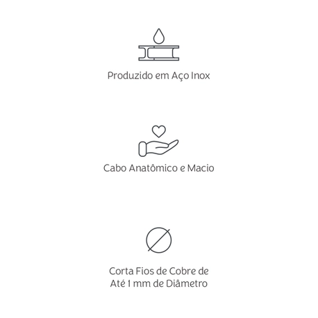 Alicate de Corte Profissional Mimo Creating - Mimo Crafts - Muito