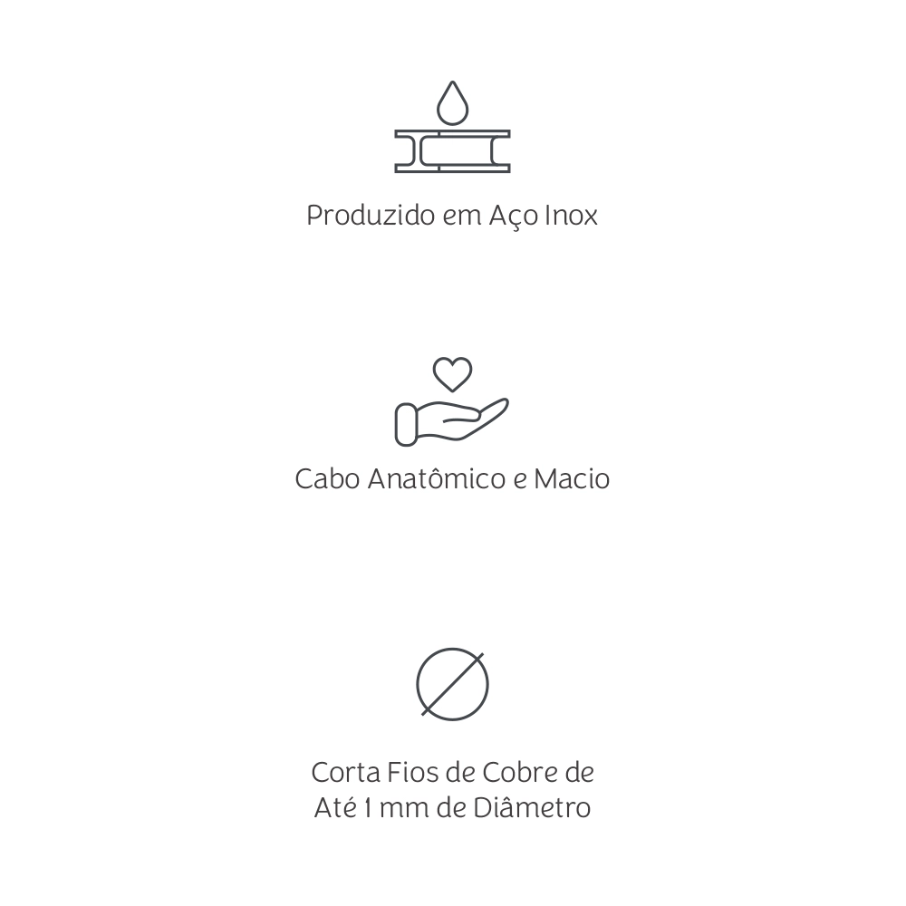 Alicate de Corte Profissional Mimo Creating