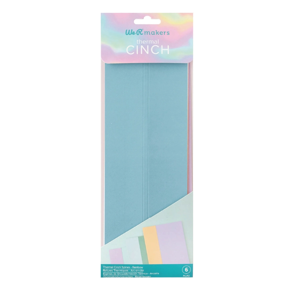 Fita Thermal Cinch We R para encadernação - Rainbow 6 unds