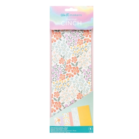 Fita Thermal Cinch We R para encadernação - Floral 6 unds