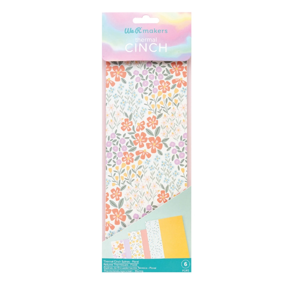 Fita Thermal Cinch We R para encadernação - Floral 6 unds