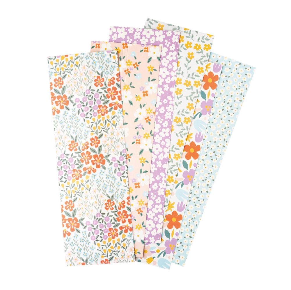 Fita Thermal Cinch We R para encadernação - Floral 6 unds